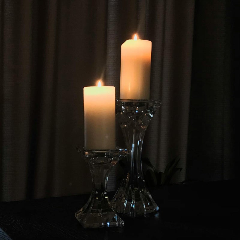 MOSROAD White Pillar Candles  Unscented Pillar Candles Bulk - 50 Hour Long Burn Time - Dripless and Smokeless White Wax Candles Dinner Table  for Wedding Christmas and Home Decor [6 Pack  2.8x4 inch] - Image 4